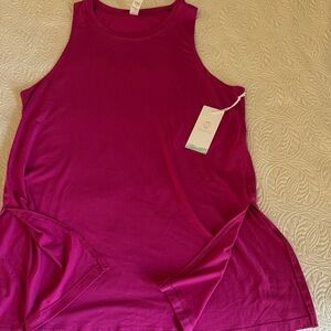 Balance Collection Fushia Swing Tank Top